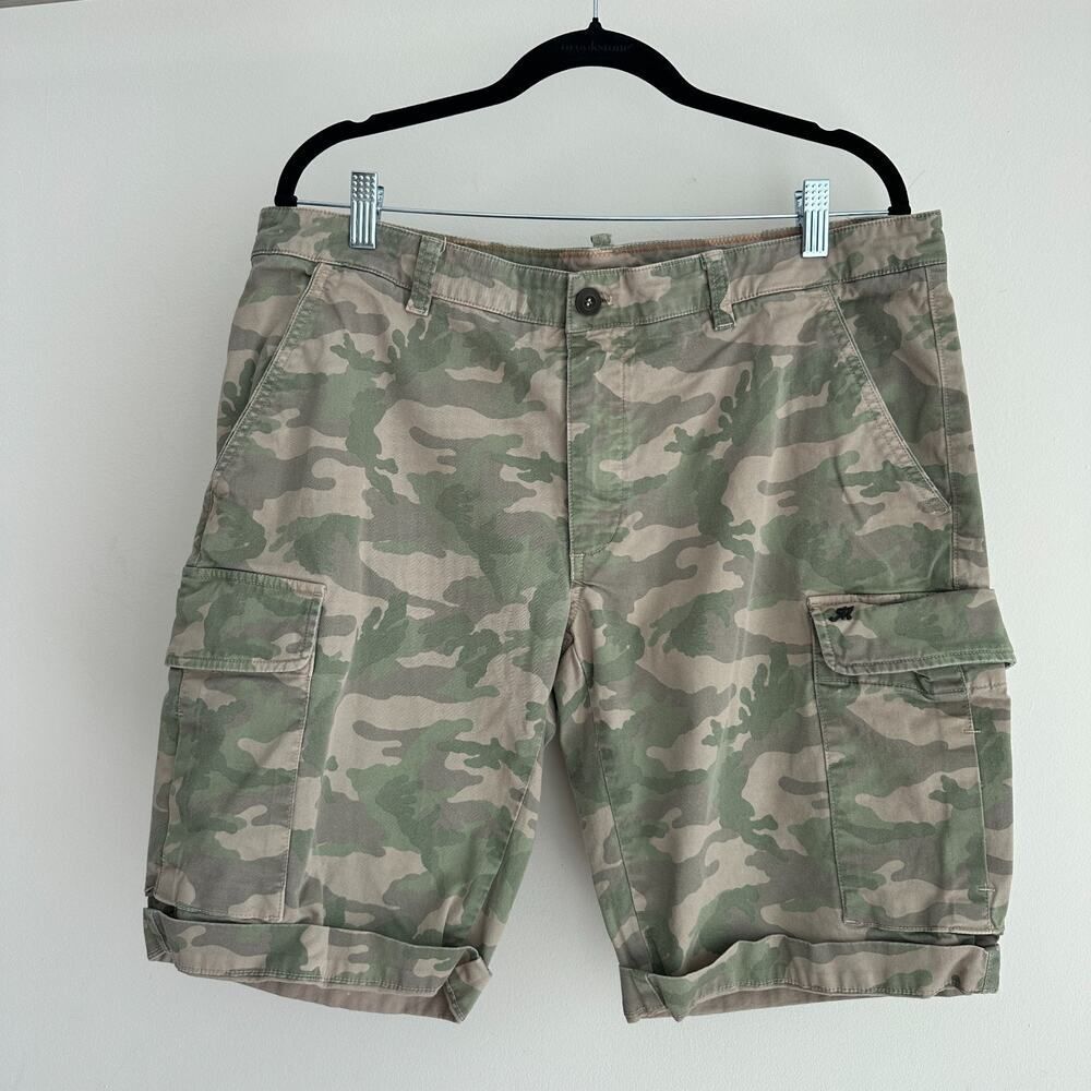 Masons Forte Forte Dei Marmi Shorts Mens 38 Camo Cargo Bermuda Chino Italy 54